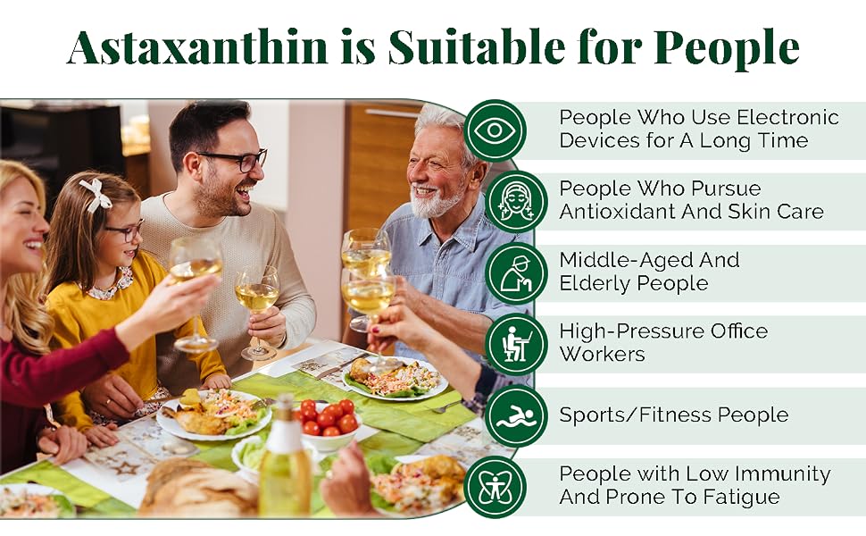 VBTOP Astaxanthin 6 mg Supplement, Natural Antioxidant Supplement, 120 softgels feature detail 3